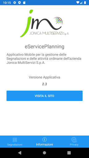 eServicePlanning Screen 2