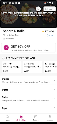 Sapore D Italia Screen 3