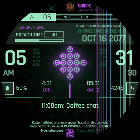Cyberpunk Watch Face screenshot 10
