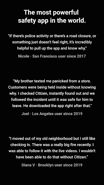 Captura de Pantalla 15 Citizen: The Future of Safety android
