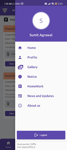 Android application Pioneer Public School Dewas screenshort