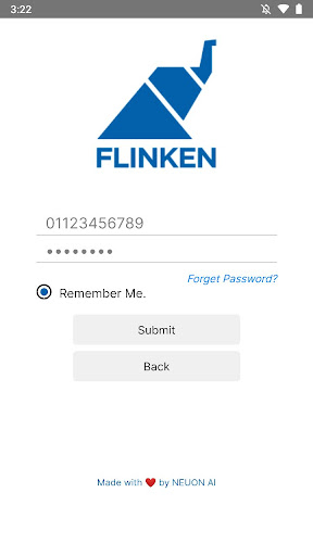 Android application Flinken screenshort
