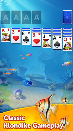 Download Solitaire Sealife: Classic Klondike Cards Games 1.0.5 screenshots 1