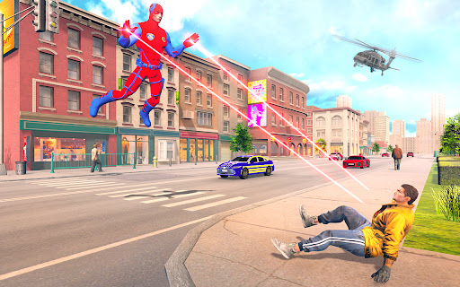 Captain Super Hero Man Game 3D screenshots 2