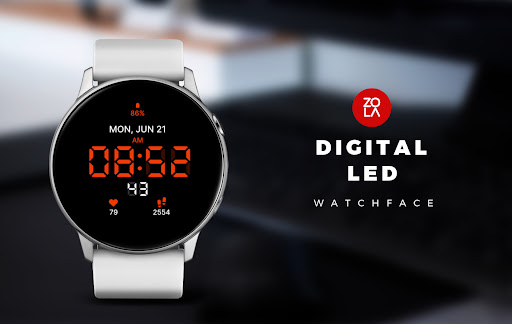 Digital LED Watch Face screenshot 1
