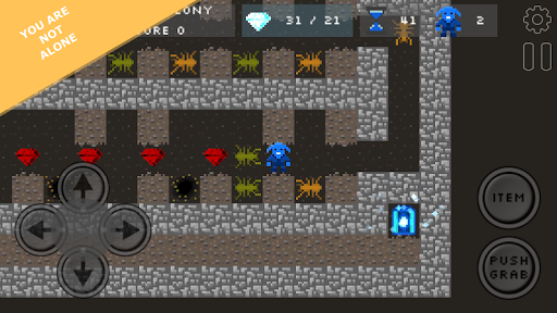 Pixel Diamonds Caves Screen 3