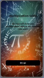 multiplication table by ilhan