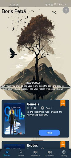 Android application God's Word screenshort