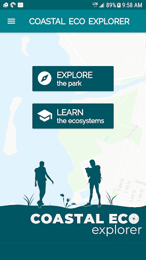 Android application Coastal Eco Explorer screenshort
