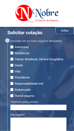 Nobre Corretora Screen 2