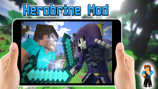 Updated Herobrine Mod For Minecraft Pocket Edition Pc Android App Download 21