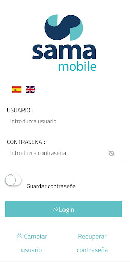 Android application Sama mobile screenshort