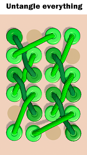 Android application Twisted Rope Puzzle - Tangled screenshort