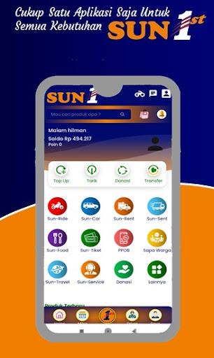 Android application SUNFirst Mitra screenshort