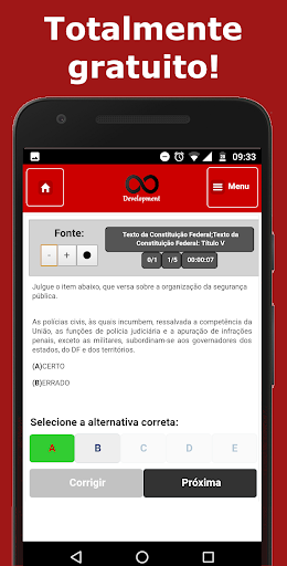 Simulado Polícia Civil (PC) Screen 3