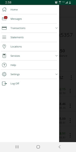 Vista Bank Mobile Banking Screen 3