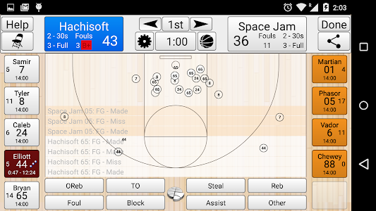 Basketball Stat Tracker Unknown