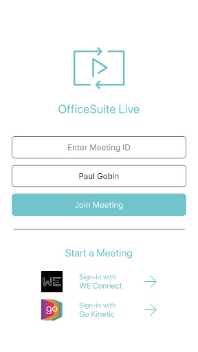Screenshot of OfficeSuite Live