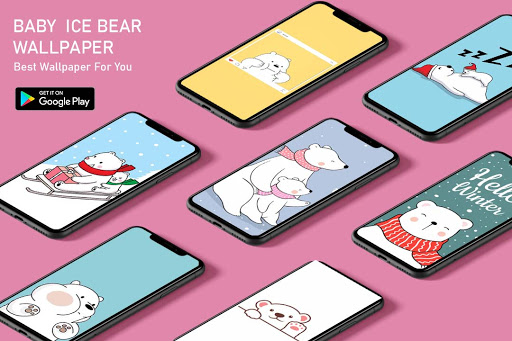 ❄️Cute Baby Ice Bear Wallpaper Offline