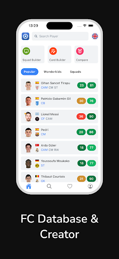 Android application Futship - Database & Creator screenshort