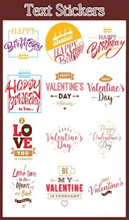 Valentine Day Love Stickers Screenshot
