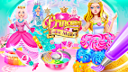 screenshot of Rainbow Princess Cake Maker
