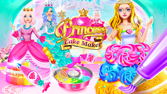 Game screenshot Rainbow Princess Cake Maker mod apk