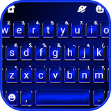 Blue Keyboard Background icon