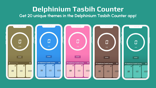 Delphinium Tasbih Counter