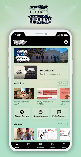 Android application Fundação Cultural Ituiutaba screenshort