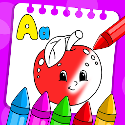 Icon image Coloring book: kids learning