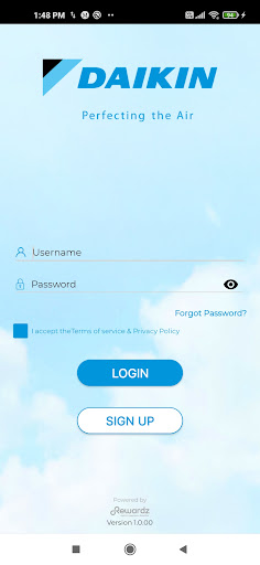 Daikin Connect Screen 2