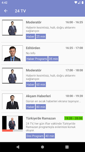 Canlı Tv Kesintisiz Rehber Screen 2