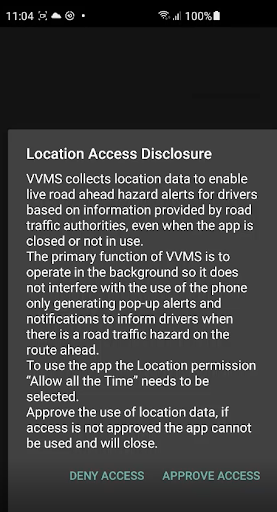 Android application VVMS screenshort