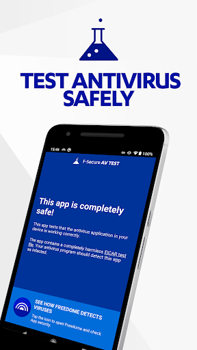 Android application F-Secure AV Test screenshort