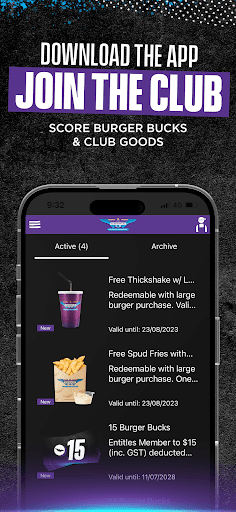 BurgerFuel VIB Club Screen 2