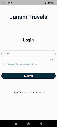 Android application Janani Travels Duty Groups screenshort