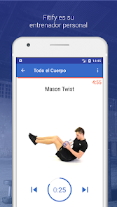 Screenshot 1 Kettlebell workouts de Fitify android