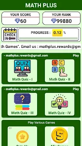 MathPlus: Math Game Playground