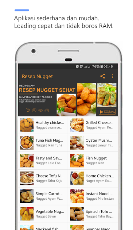 resep nugget terlengkap - 2.1.3 - (Android)