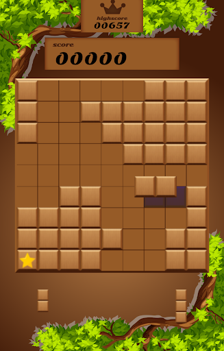 Android application Classic Wood Block Puzzle screenshort