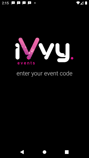 iVvy Events Screen 2
