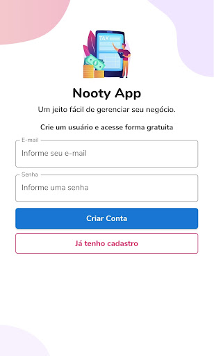 Android application Customers, Orders and Budgets screenshort