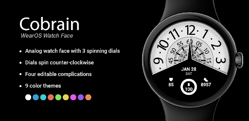 Android application Cobrain Analog Watch Face screenshort