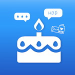 Cover Image of Télécharger Messages de souhaits d'anniversaire Fabricant de cartes de voeux SMS  APK