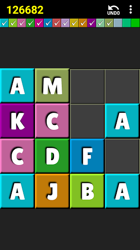 Screenshot of 2048 Colors Puzzle