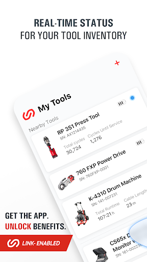 Android application RIDGID Link screenshort