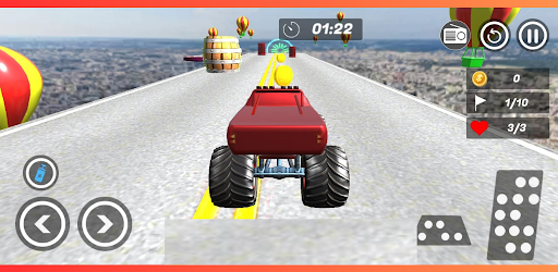 Android application Monster Truck Ramps screenshort