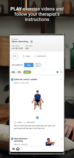 Chipperfield PhysioApp Screen 3