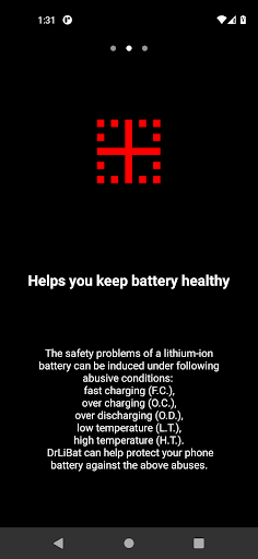 Android application DrLiBat screenshort